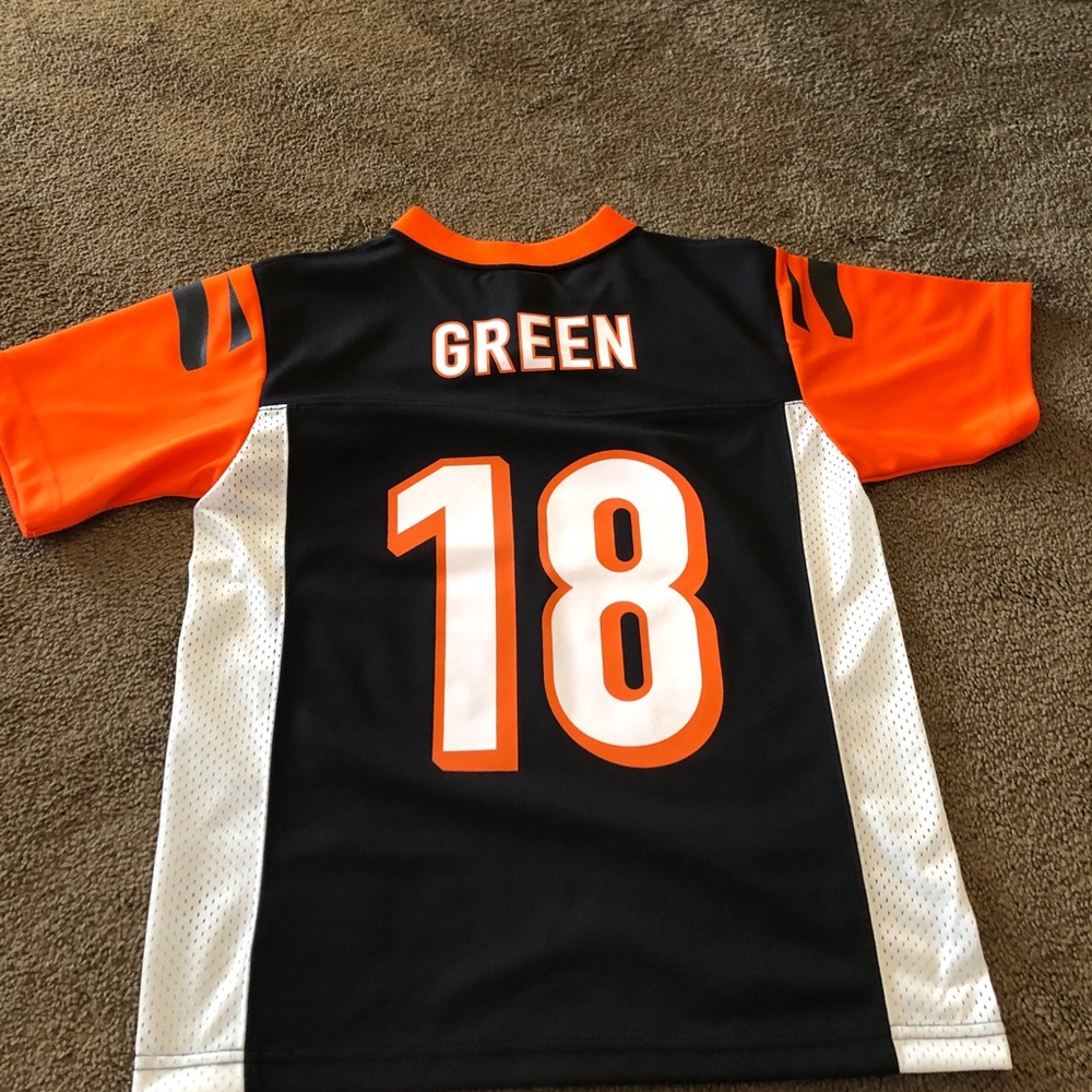 Green bengals jersey.